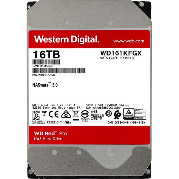 Western Digital Red Pro 16 TB (SATA 6 Gb/s, 3,5")
