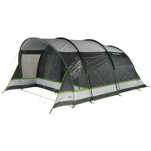High Peak Family Tunnel Tent Garda 5.0 (Gray/Green)