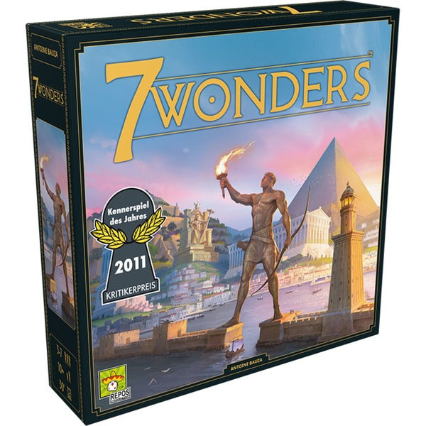 Asmodee 7 Wonders - Grundspiel - neues Design (Kennerspiel des Jahres 2011)