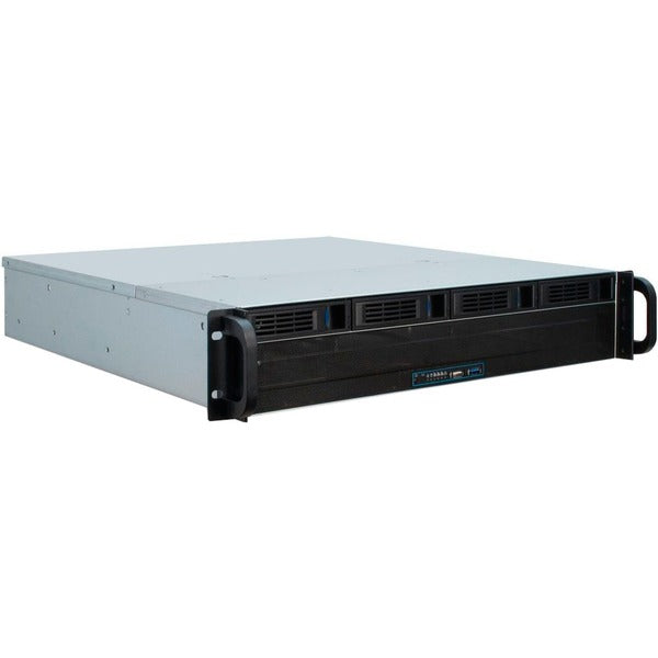 Inter-Tech IPC 2U-2404L SATA (schwarz, 2 Höheneinheiten)