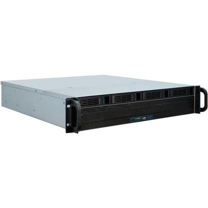 Inter-Tech IPC 2U-2404L SATA (schwarz, 2 Höheneinheiten)