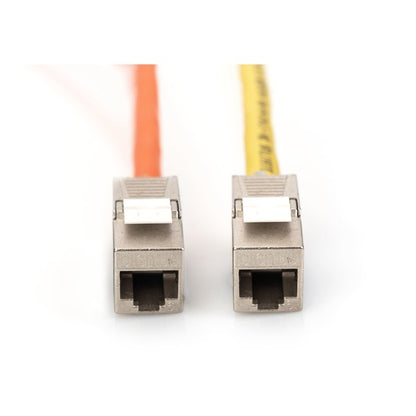 Digitus Cat.6a Keystone-Modul (silber, 24 Stück, mit intelligentem Kabelmanager)