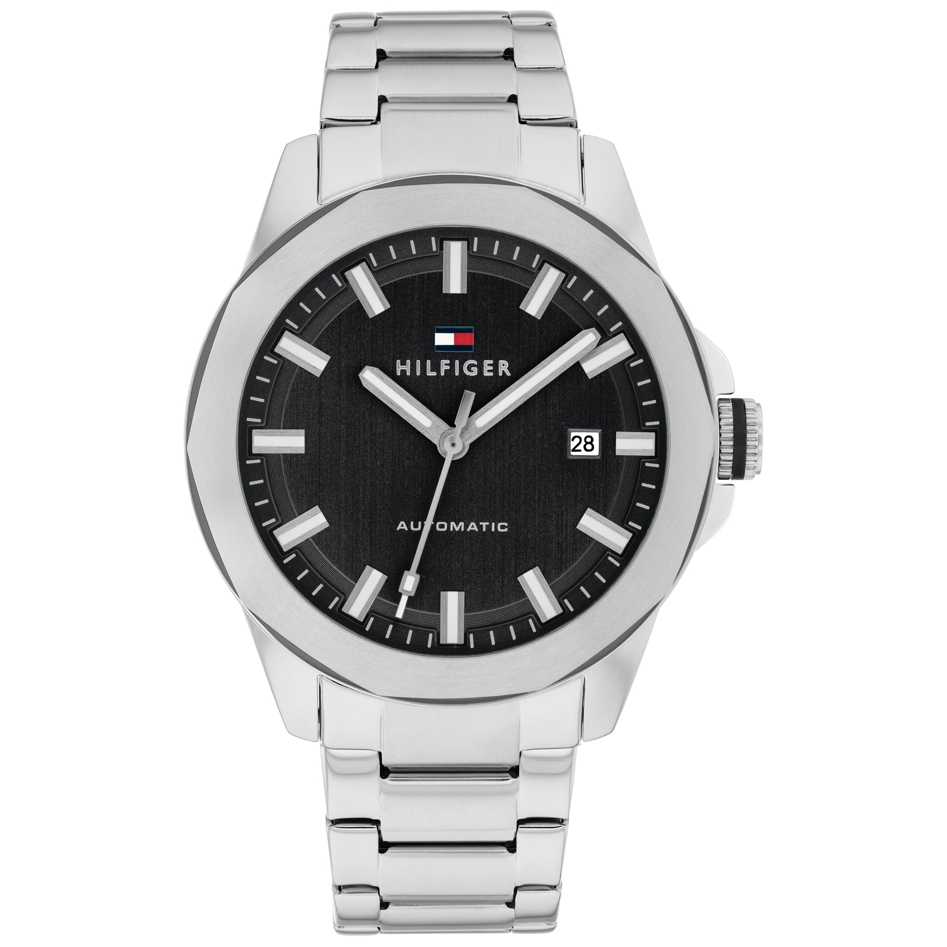 Tommy Hilfiger Men's Automatic Watch 1710692, 42mm Grey Stainless Steel