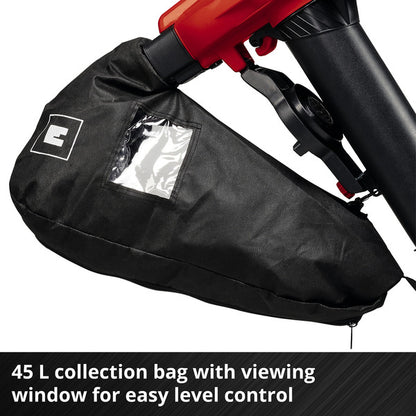 Einhell Akku-Laubsauger GE-CL 36/230 Li E-Solo, 36Volt (2x18V), Laubsauger/Laubbläser (rot/schwarz, ohne Akku und Ladegerät)