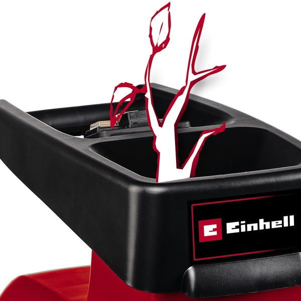 Einhell Elektro-Leisehäcksler GC-RS 60 CB (rot/schwarz, 2.300 Watt)