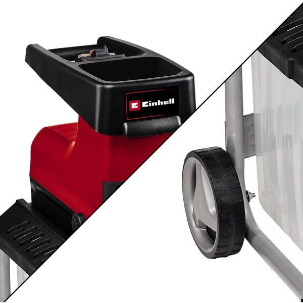 Einhell Elektro-Leisehäcksler GC-RS 60 CB (rot/schwarz, 2.300 Watt)
