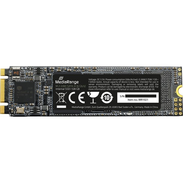 MediaRange MR1021 128 GB (SATA 6 Gb/s, M.2 2280)