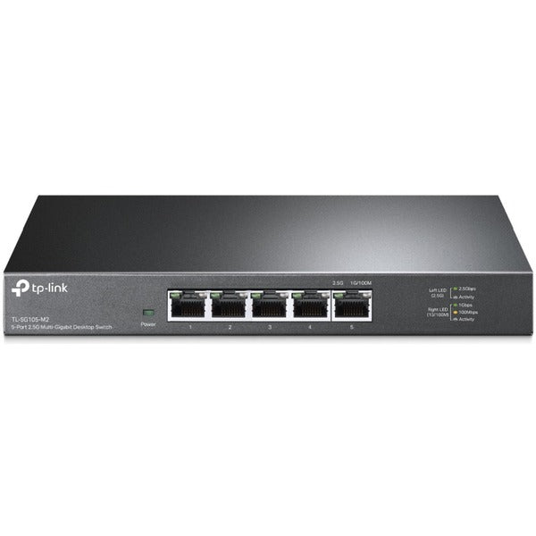 TP-Link TL-SG105-M2 5-Port Gigabit Ethernet Desktop Switch, Gray