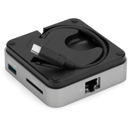 OWC USB-C Travel Dock E (grau/schwarz, HDMI, USB-A, Gigabit LAN)