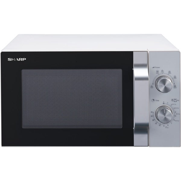 SHARP R204WA Refrigerator (White/Silver)