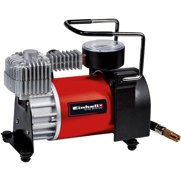 Einhell Auto-Kompressor CC-AC 35/10, 12Volt (rot/schwarz, Zigarettenanzünder-Anschluss)