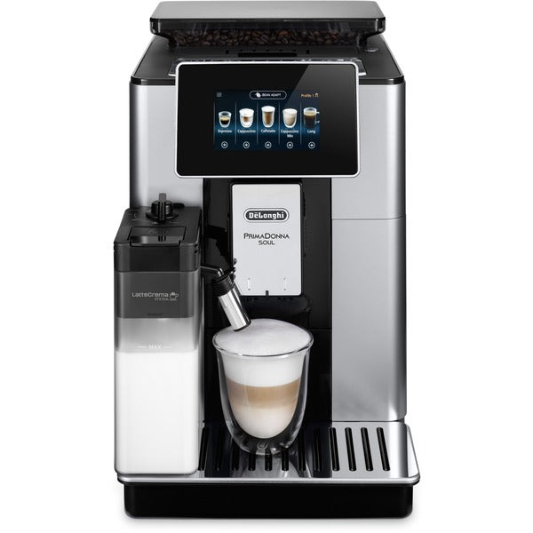 Delonghi PrimaDonna Soul ECAM 610.55.SB (Ασημί/Μαύρο) - Αυτόματη Μηχανή Καφέ