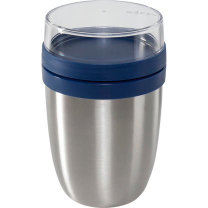 Mepal Thermo-Lunchpot Ellipse από ανοξείδωτο χάλυβα ζωντανό μπλε, 500+200ml