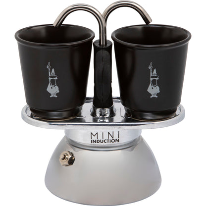 Bialetti Mini Express Induction +2Cups black