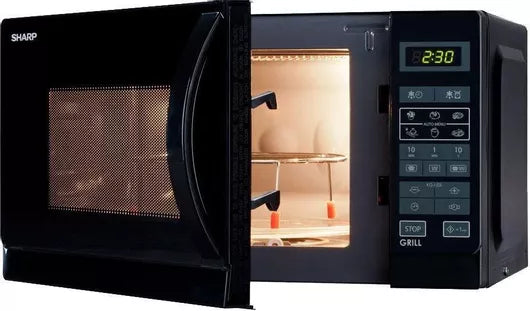 Sharp R642BKW Φούρνος Μικροκυμάτων 25lt Μαύρος