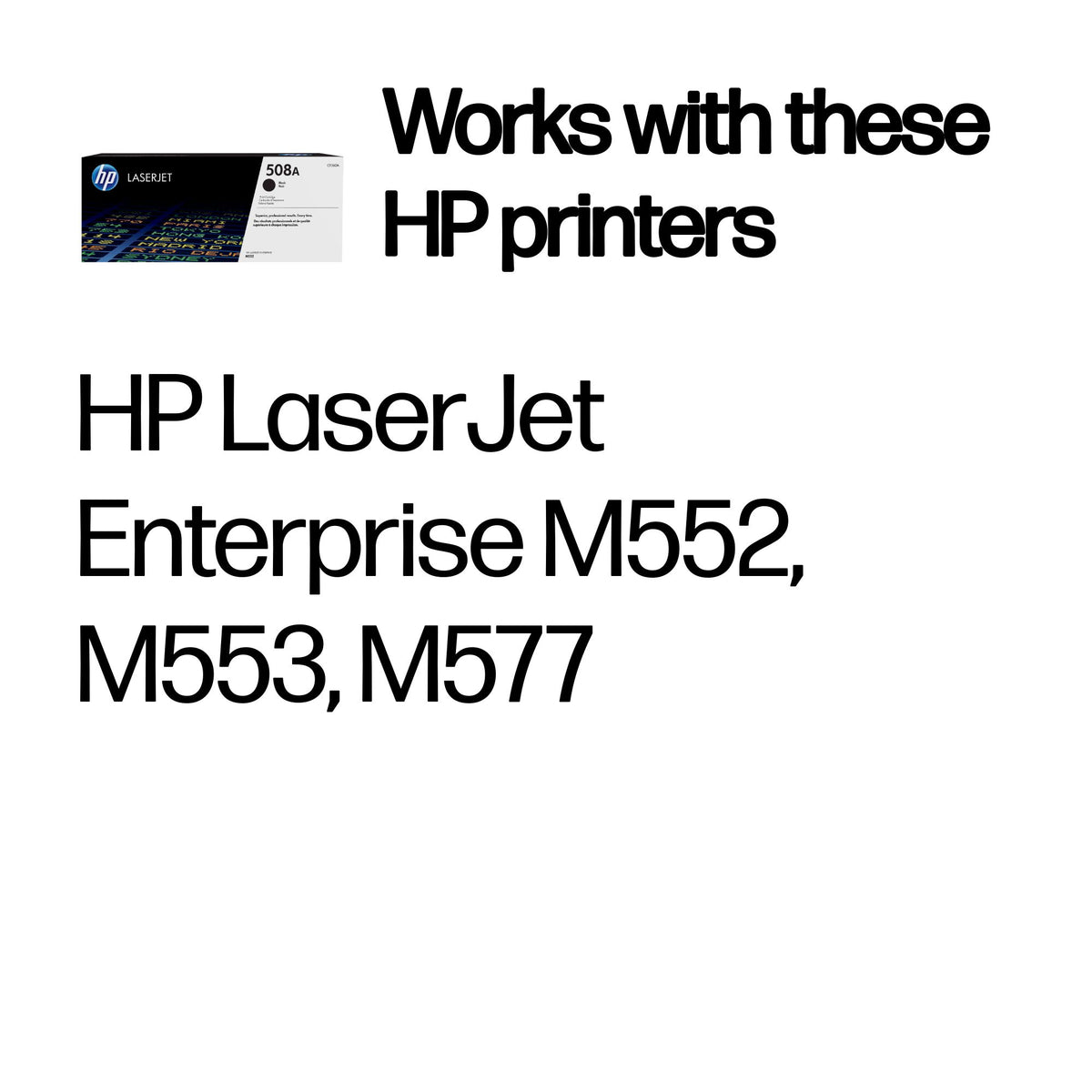 HP 508A Schwarz LaserJet Tonerpatrone