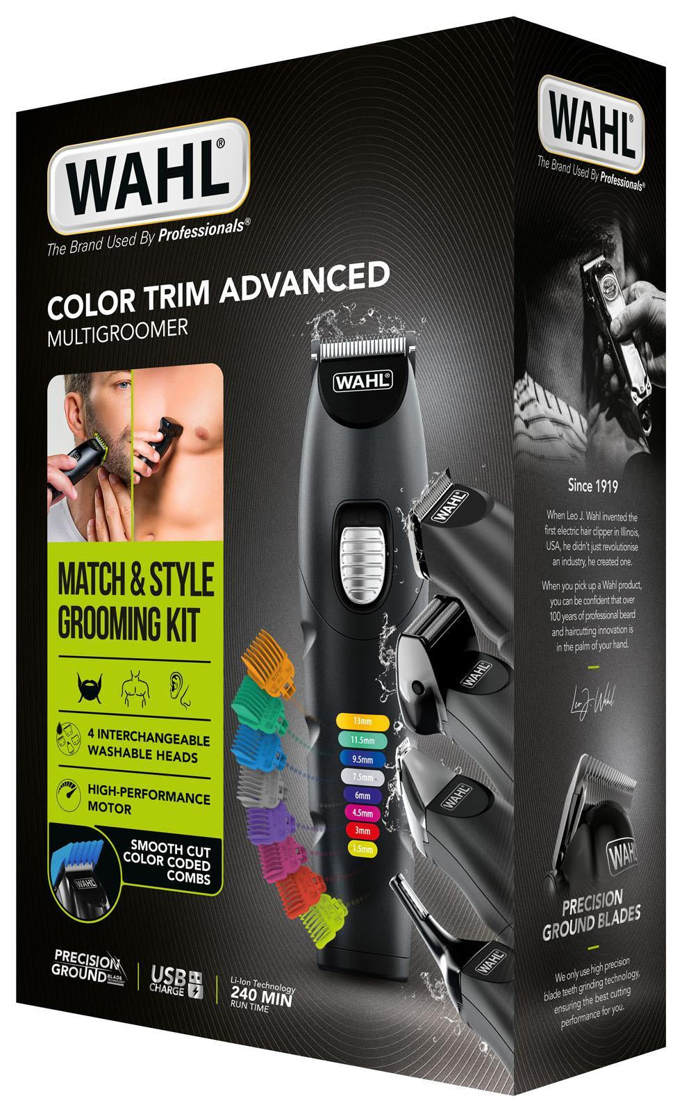 Wahl Χτένισμα Χρωμάτων Advanced Μαύρο με 8 Μπαταρίες Λιθίου-Ιόντων (Li-Ion)