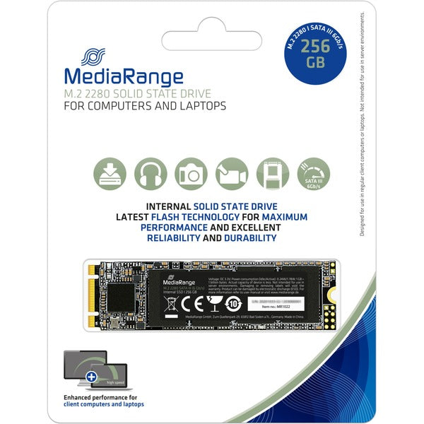 MediaRange MR1022 256 GB (SATA 6 Gb/s, M.2 2280)