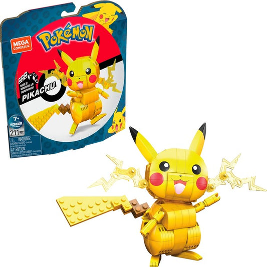 MEGA Pokémon Bauspielzeugset Pikachu με 1 Actionfigur (211 τεμάχια)