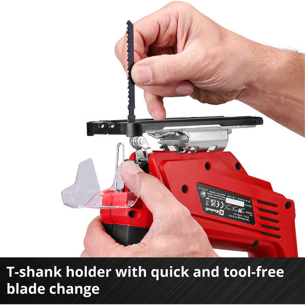 Einhell Power X-Change Akku-Stichsäge TC-JS 18 Li-Solo, 18Volt (rot/schwarz, ohne Akku und Ladegerät)