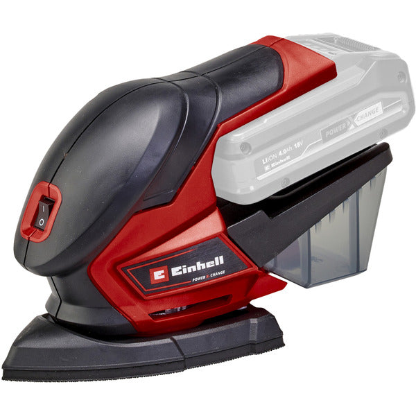 Einhell Power X-Change Akku-Multischleifer TE-OS 18/150 Li-Solo, 18Volt (rot/schwarz, ohne Akku und Ladegerät)