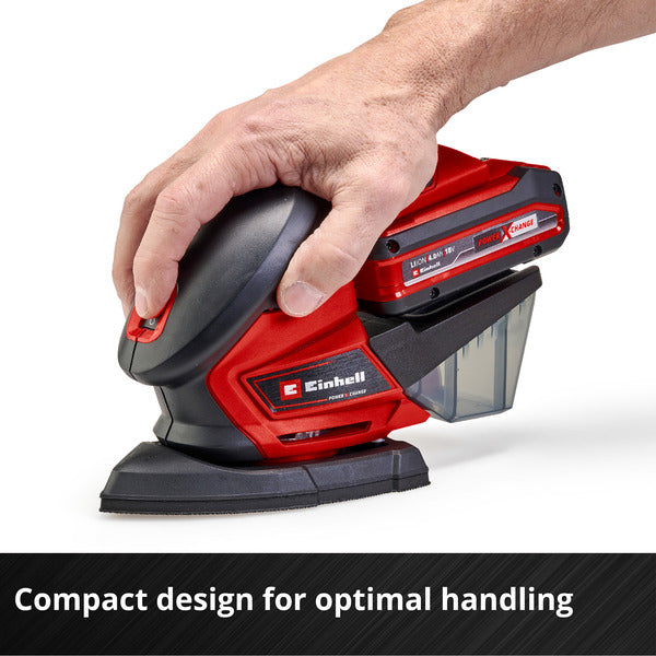 Einhell Power X-Change Akku-Multischleifer TE-OS 18/150 Li-Solo, 18Volt (rot/schwarz, ohne Akku und Ladegerät)
