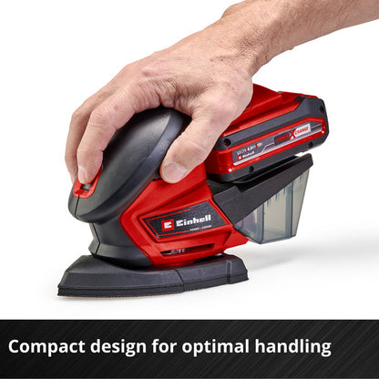 Einhell Power X-Change Akku-Multischleifer TE-OS 18/150 Li-Solo, 18Volt (rot/schwarz, ohne Akku und Ladegerät)