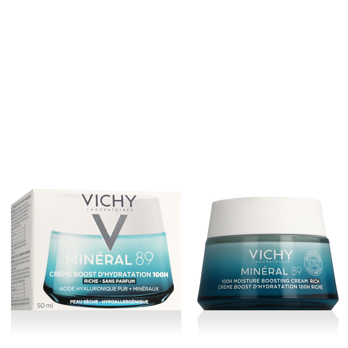 Vichy Minéral 89 100H Moisture Boosting Cream Rich 50 ml