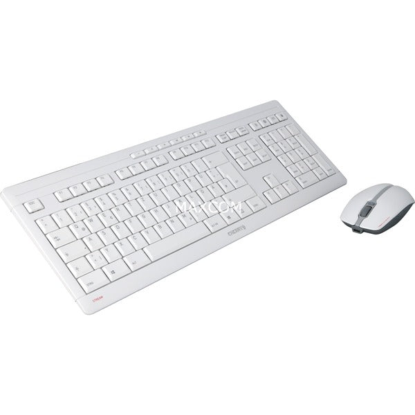 Cherry STREAM DESKTOP RECHARGE (weiß/grau, DE-Layout, Cherry SX-Scherentechnologie)