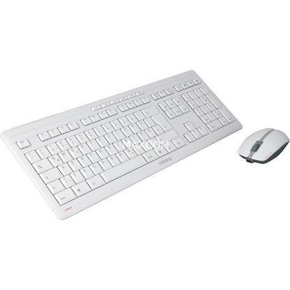 Cherry STREAM DESKTOP RECHARGE (weiß/grau, DE-Layout, Cherry SX-Scherentechnologie)