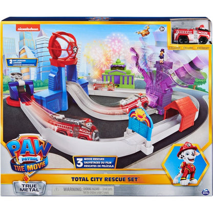 Paw Patrol True Metal Total City Rescue Movie Set