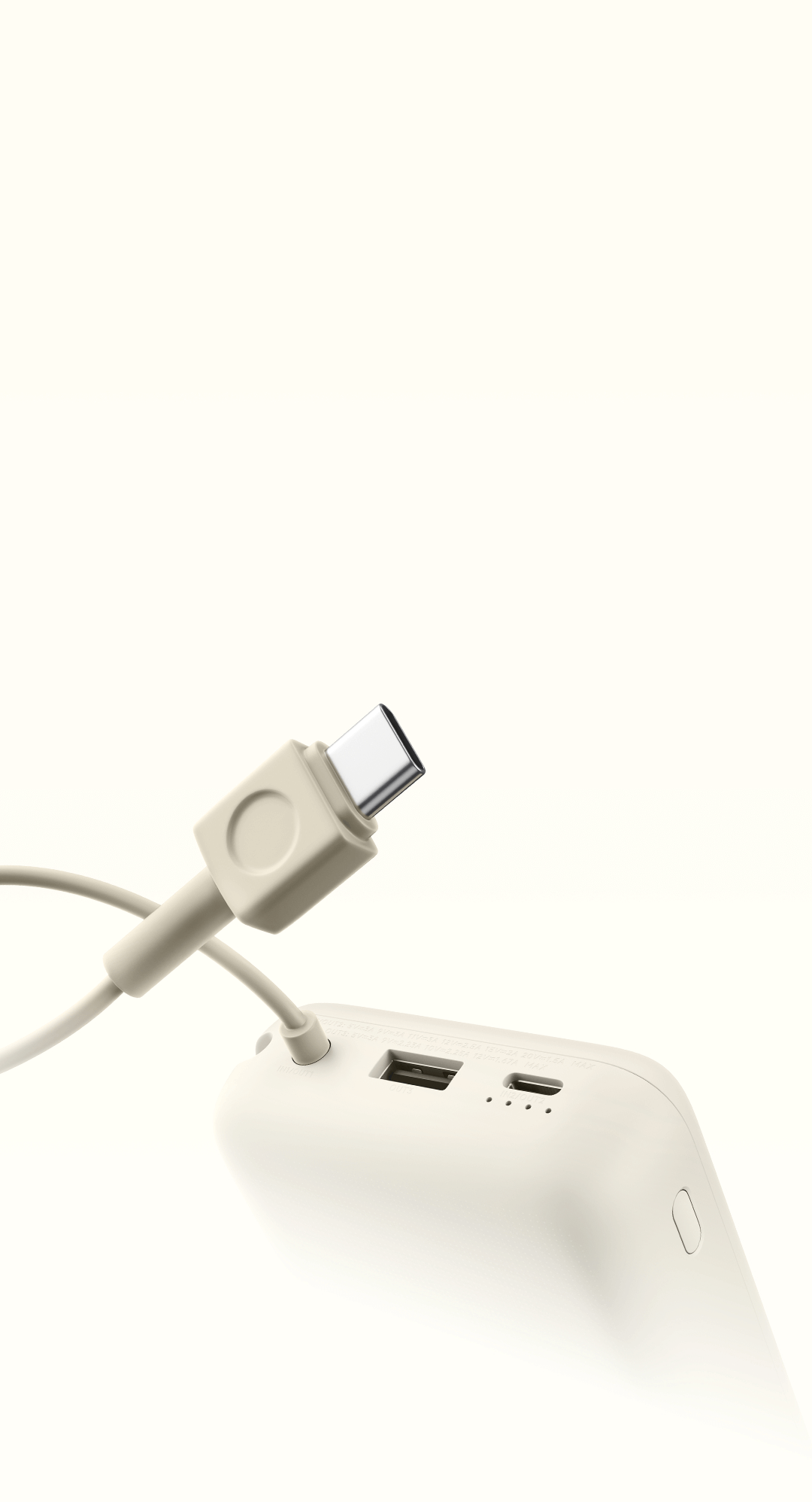 Xiaomi Powerbank 20000MAH 33W Cavo Integrato Usb-c Tan