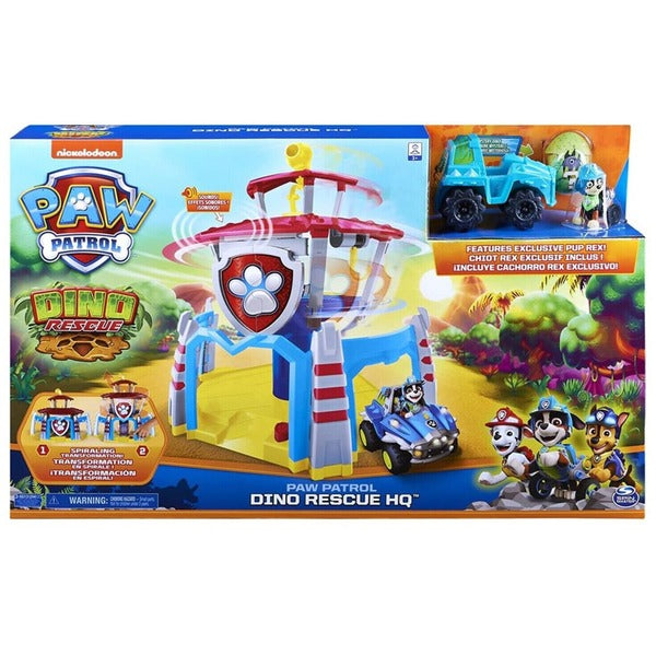 Paw Patrol - Dino Hauptquartier με Rex Welpen-Figur