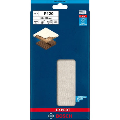 Expert M480 Netzstruktur Σαπορές 115 x 230mm, K120 (10 τεμ, για Σβήστρες)