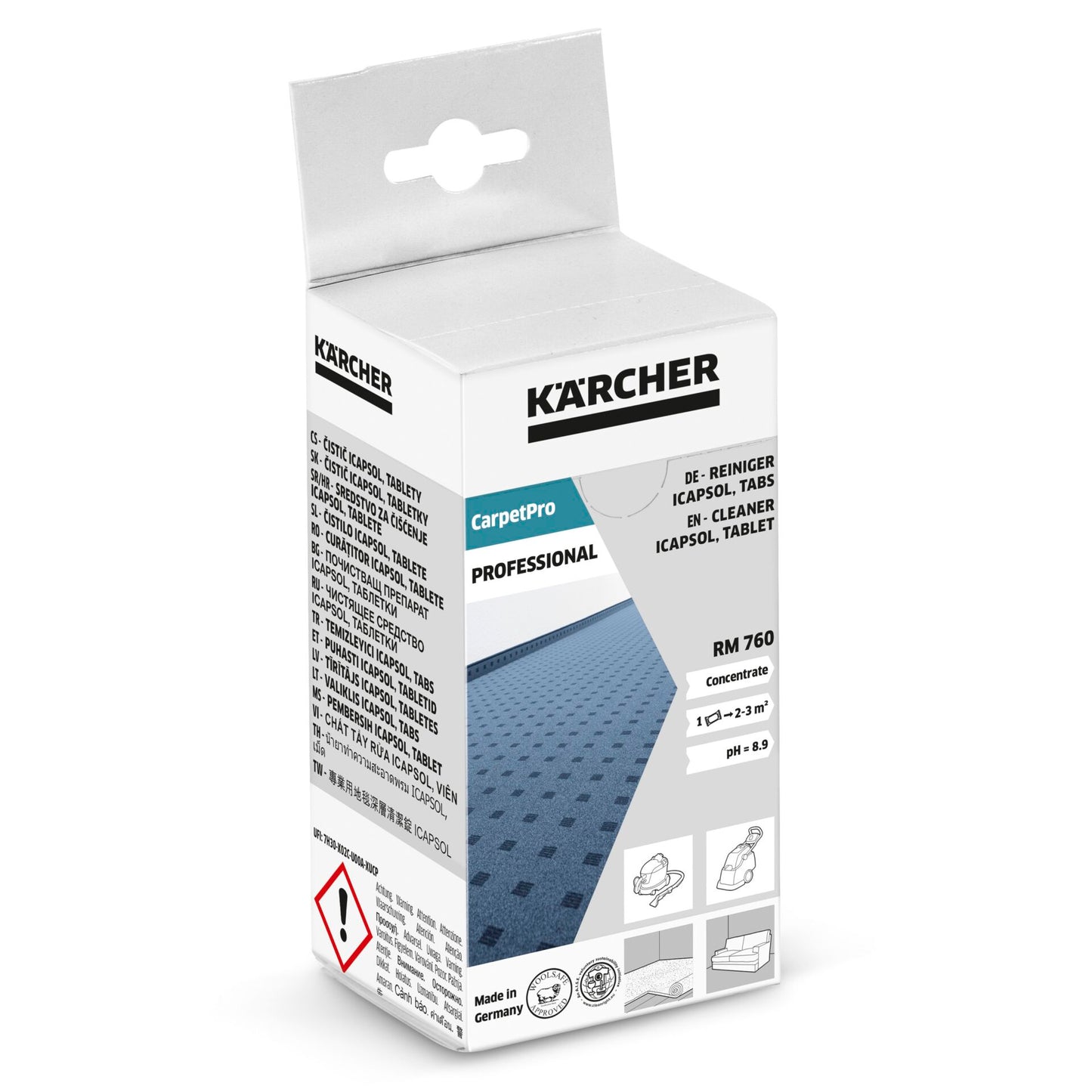 KÃ¤rcher CarpetPro Teppich- reiniger RM 760 Tabs, 16 Tabs
