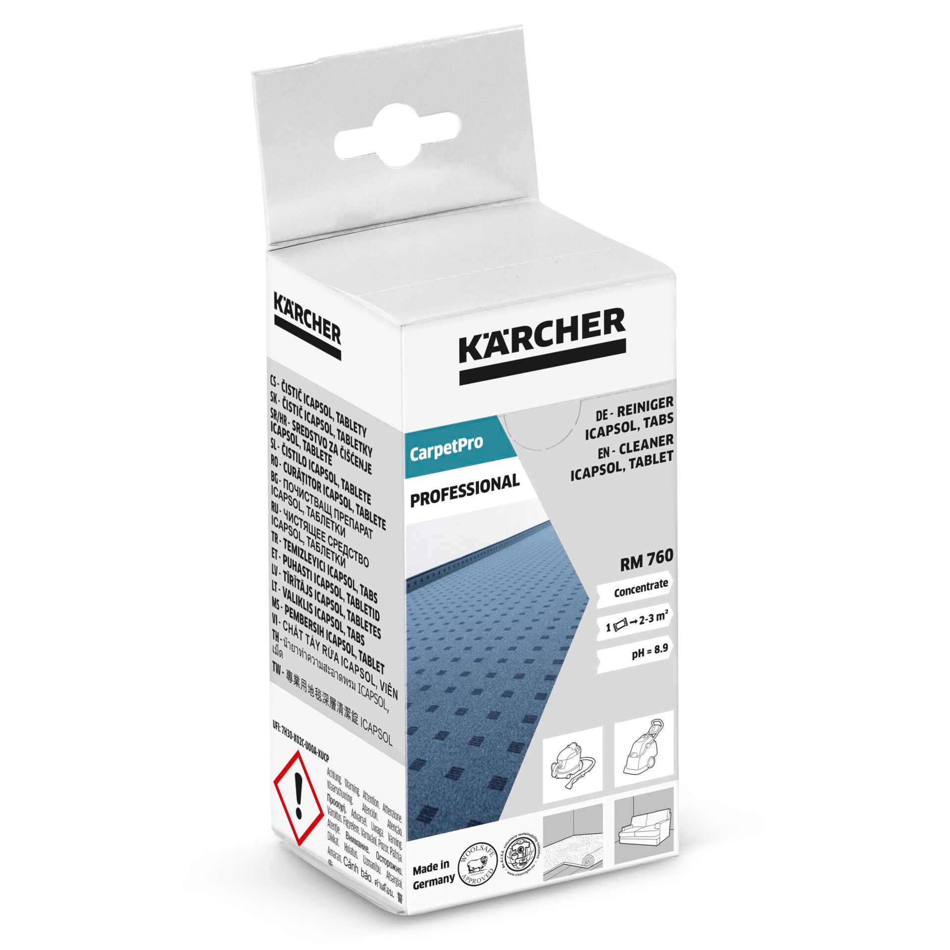 KÃ¤rcher CarpetPro Teppich- reiniger RM 760 Tabs, 16 Tabs