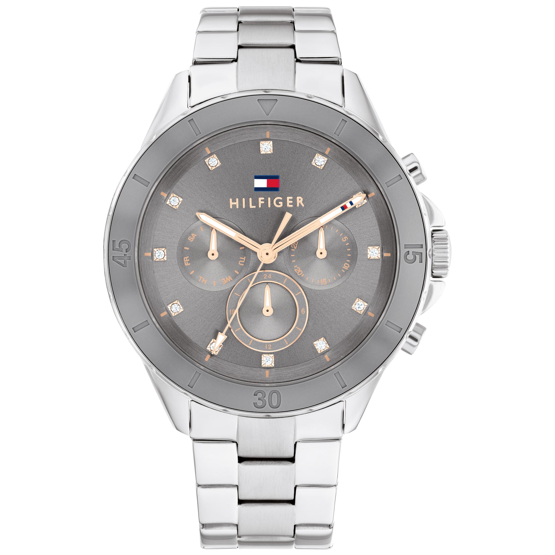 Tommy Hilfiger Men's Watch Model 1782742, 40mm Grey Stainless Steel