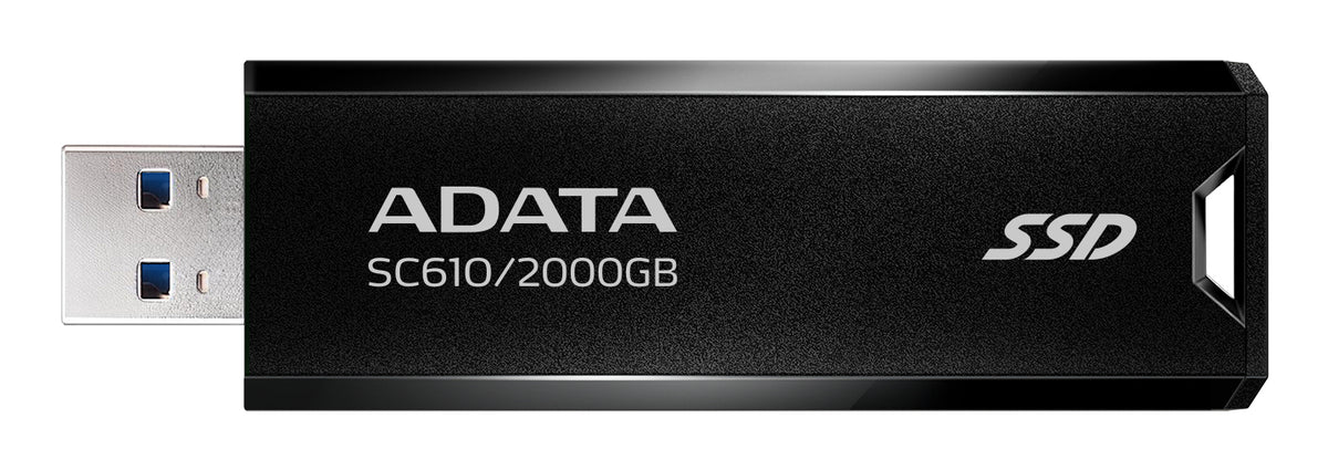 ADATA SC610 εξωτερικός αποθηκευτικός δίσκος USB 2 TB USB Τύπος-A 3.2 Γενιά 2 (3.1 Γενιά 2) Μαύρο