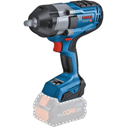 Bosch Powertools PRO Akku-Schlagschrauber BITURBO GDS 18V-1000 Professional solo, 18Volt (blau/schwarz, ohne Akku und Ladegerät, 1/2")