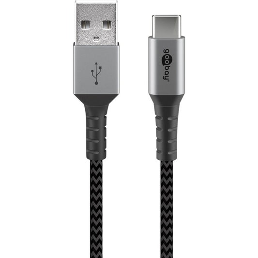 Goobay USB 2.0 Καλώδιο USB-A σε USB-C 2 Μέτρα