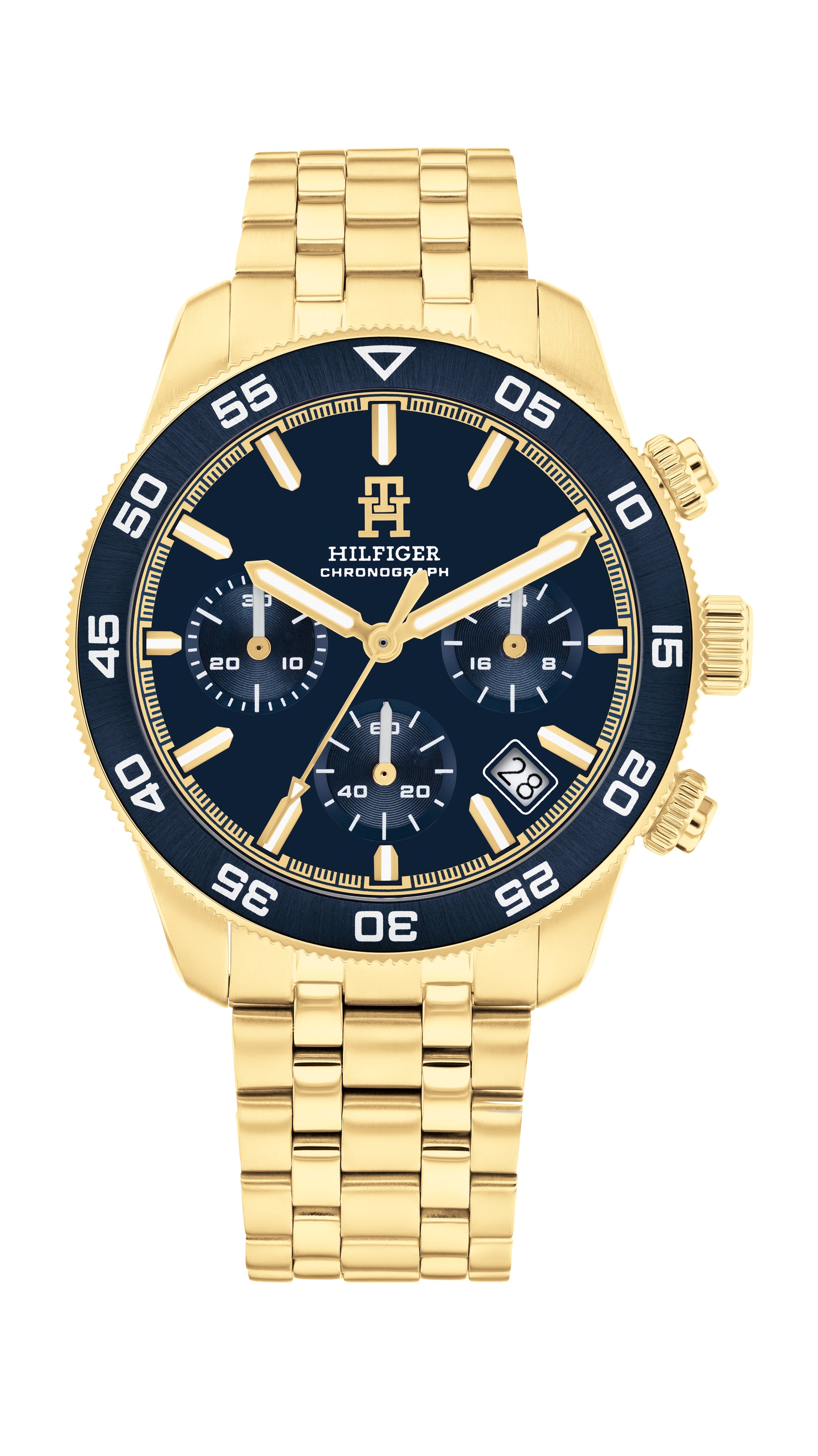 Tommy Hilfiger Men's Watch 1792158, 41mm, Gold Tone