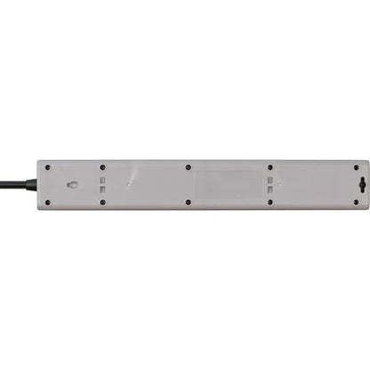 Brennenstuhl Steckdosenleiste 5-fach (grau/schwarz, 1,5 Meter, 2x USB-A, 1x USB-C Power Delivery)