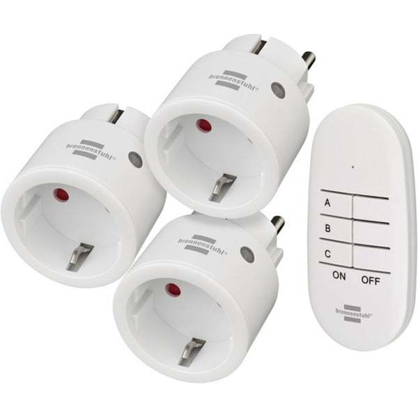 Brennenstuhl Comfort-Line Funk-Set Mini 3+1 (weiß)