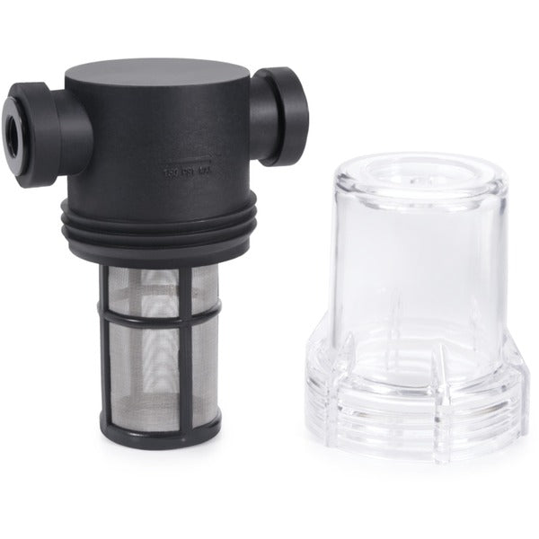 Alphacool ES Big Inline Partikelfilter 2x G1/4" IG/IG (schwarz/transparent, für den Kühlmittel-Kreislauf)