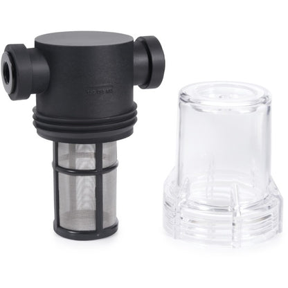 Alphacool ES Big Inline Partikelfilter 2x G1/4" IG/IG (schwarz/transparent, für den Kühlmittel-Kreislauf)