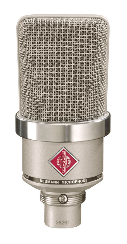 Neumann TLM 102 NI Studio-Set - large-diaphragm condenser microphone with shock mount, nickel