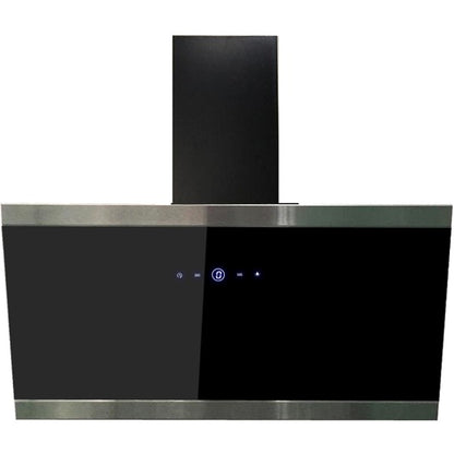 Respekta CH 89090 S (schwarz/edelstahl, 90 cm)
