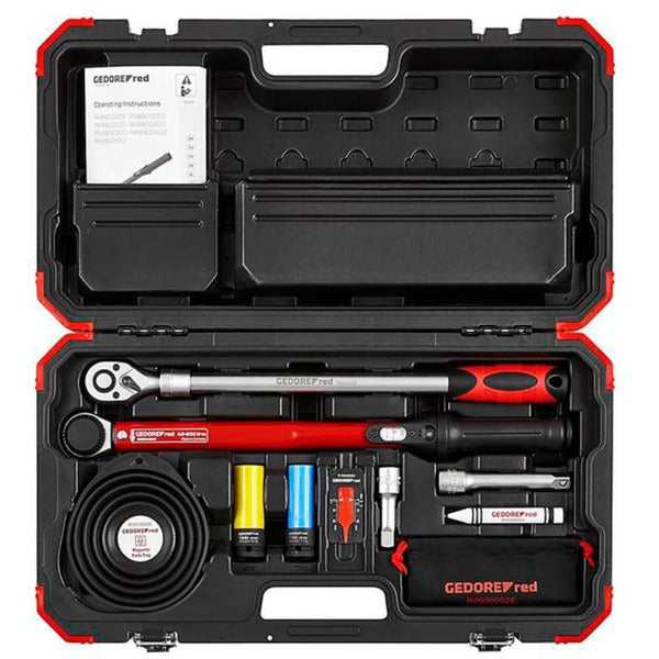Gedore red Rad-Montage-Set, 11-teilig (schwarz/rot)