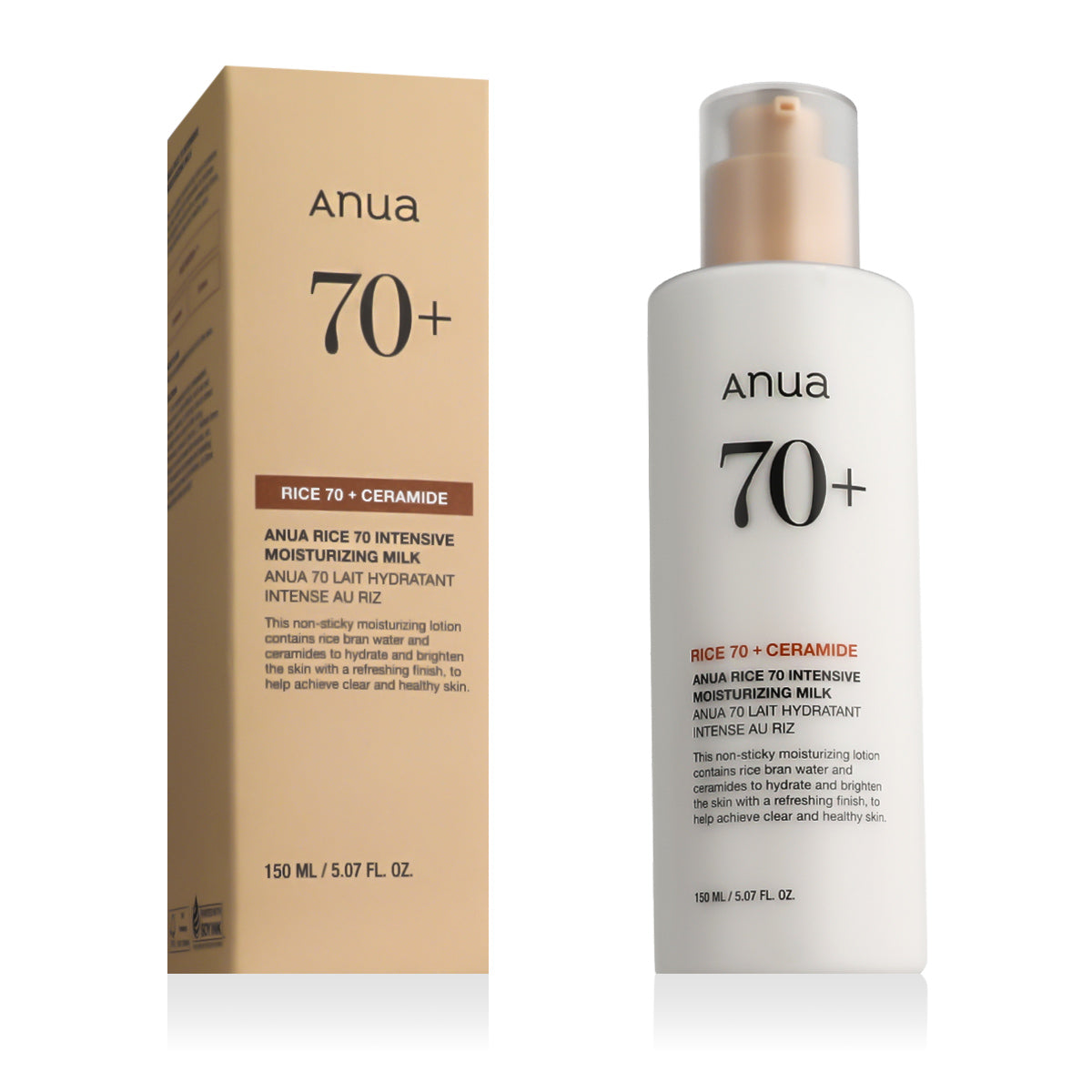 Anua Rice 70 + Intensive Moisturizing Milk 150 ml