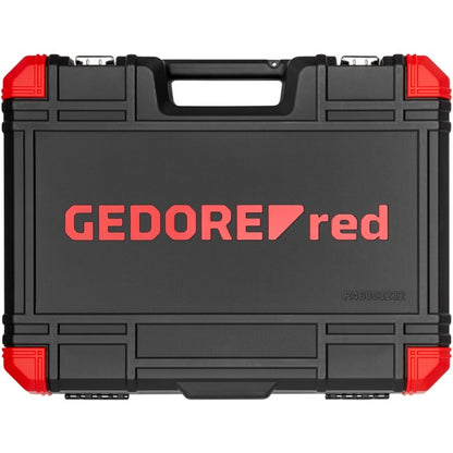 Gedore red Steckschlüssel-Satz 1/4" + 1/2", 232-teilig (rot/schwarz, mit 2 Umschalt-Knarren)